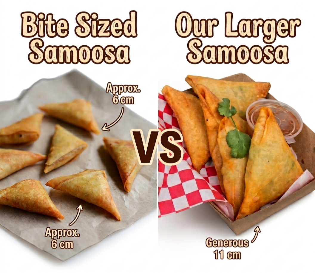 4 Large Handmade Samoosas (FX)